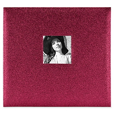 Red Glitter Scrapbook with Photo Opening. View a larger version of this product image.