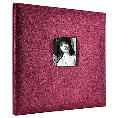 Red Glitter Scrapbook with Photo Opening. View a larger version of this product image.