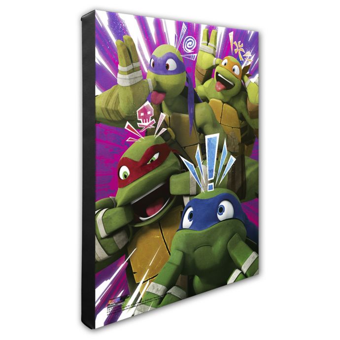 Nickelodeon Teenage Mutant Ninja Turtles Ii 16 Inch X 20 Inch Canvas Wall Art