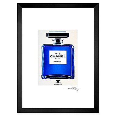 Fairchild Paris Blue Chanel No. 5 Ad Print Wall Art | Bed Bath & Beyond
