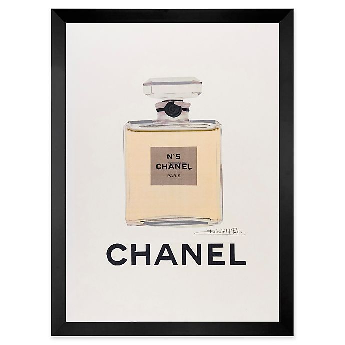 Fairchild Paris Light Tan Chanel No. 5 Ad Print Wall Art | Bed Bath ...