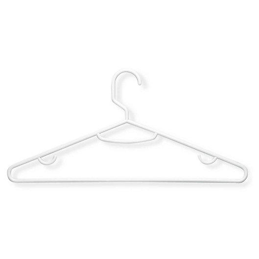 Alternate image 1 for Honey-Can-Do 60-Pack Plastic Clothing Hangers in Brilliant White