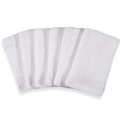 white dish cloths