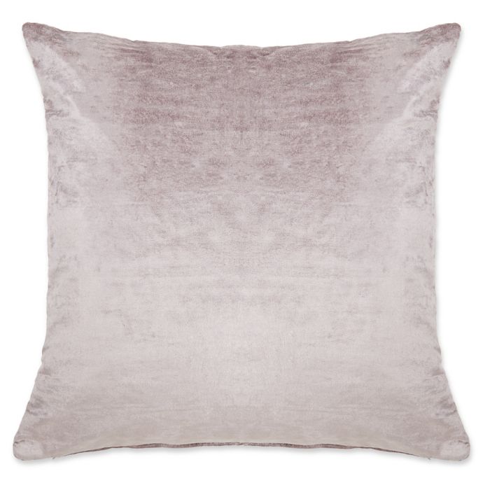 MakeYourOwnPillow Tink Velvet Square Throw Pillow Cover in Smokey