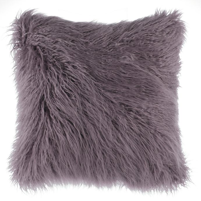 Make Your Own Pillow Mongolian Square Throw Pillow Cover In Grey