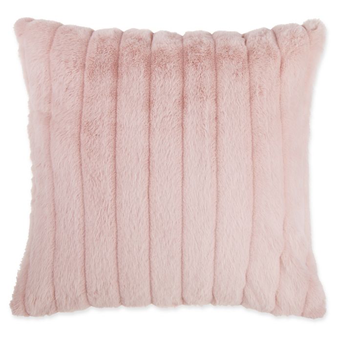 Make Your Own Pillow Gabrielle Faux Fur Square Throw Pillow Cover