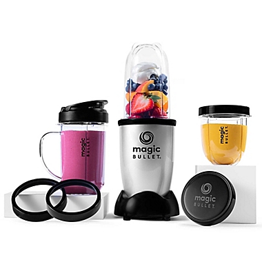 Magic Bullet&reg; 11-Piece Personal Blender and Mixer Set in Silver. View a larger version of this product image.