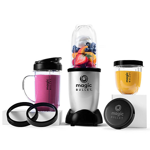 Alternate image 1 for Magic Bullet® 11-Piece Personal Blender and Mixer Set in Silver