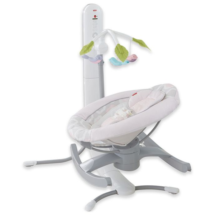 Fisher Price Smart Connect 4 In 1 Cradle N Swing In Grey