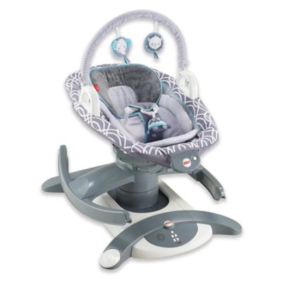 grey fisher price rocker