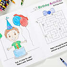 Alternate image 2 for Happy Birthday Boy or Girl Coloring Activity Book and Crayon
