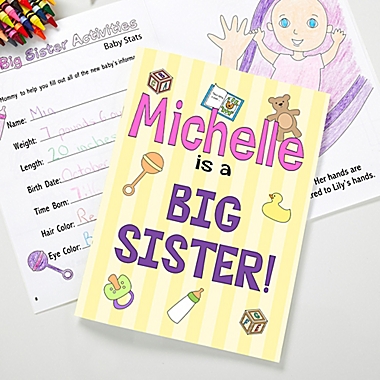 Big Sister/Brother Coloring Activity Book and Crayon Set. View a larger version of this product image.