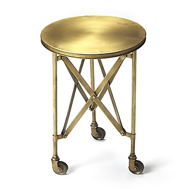 Butler Costigan Antique Gold Accent Table. View a larger version of this product image.