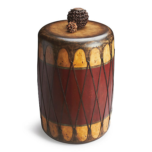 Alternate image 1 for Navajo Leather Drum Table