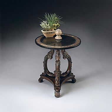 Butler Specialty Company Lafayette Round Stone Accent Table. View a larger version of this product image.