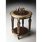 Alternate image 3 for Butler Ranthore Round Brass Accent Table in Dark Brown