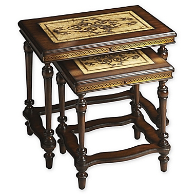 Butler Gregorio Rectangular Stone Nesting Tables (Set of 2). View a larger version of this product image.
