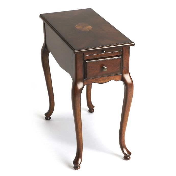 Croydon Plantation 1 Drawer Chairside Table In Dark Brown Bed Bath Beyond