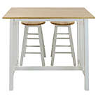 Alternate image 4 for Casual Home 3-Piece Pub Style Breakfast Cart Set in White