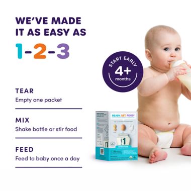 Ready, Set, Food!&trade; 180-Pack Early Allergen Introduction Stage 1 + 2 Mix-Ins. View a larger version of this product image.