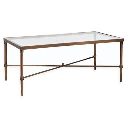 Madison Park Signature Porter Rectangle Coffee Table in Bronze