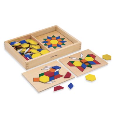 melissa and doug pattern blocks and boards