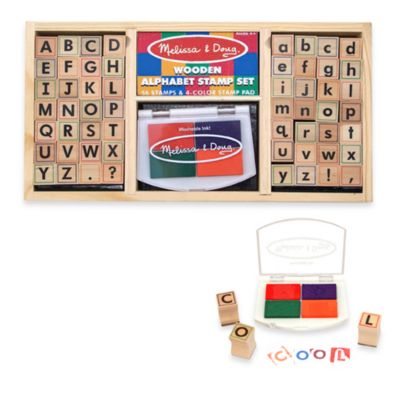 melissa and doug alphabet stamps