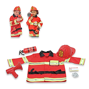 Melissa & Doug&reg; Firefighter Role Play Costume Set. View a larger version of this product image.
