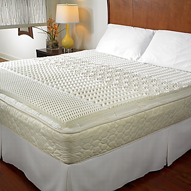 5-Zone Memory Foam Queen Mattress Topper. View a larger version of this product image.