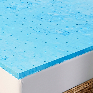 Arctic Sleep&trade; by Pure Rest&trade; 1.5-Inch Marbleized Gel 5-Zone Queen Mattress Topper. View a larger version of this product image.