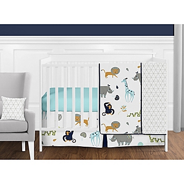 Sweet Jojo Designs Mod Jungle Crib Bedding Collection. View a larger version of this product image.