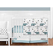Sweet Jojo Designs Bear Mountain 11-Piece Crib Bedding Set in Blue/Black