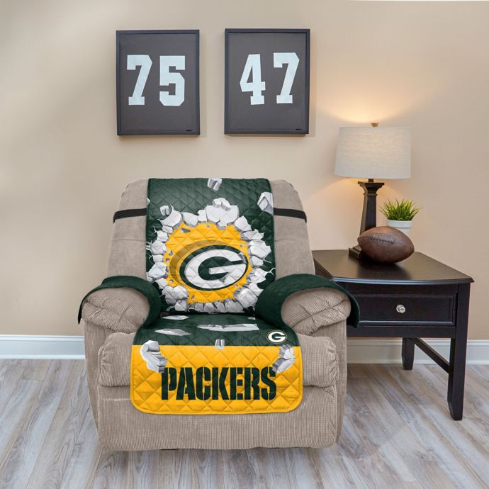 Nfl Green Bay Packers Explosion Recliner Cover Bed Bath Beyond