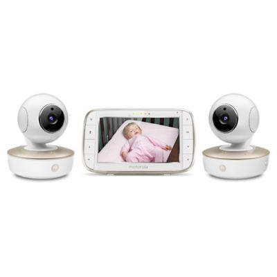 motorola 2.8 video baby monitor with 2 cameras