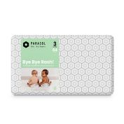 Parasol Clear+Dry&trade; Size 3 64-Count Natural Disposable Diapers