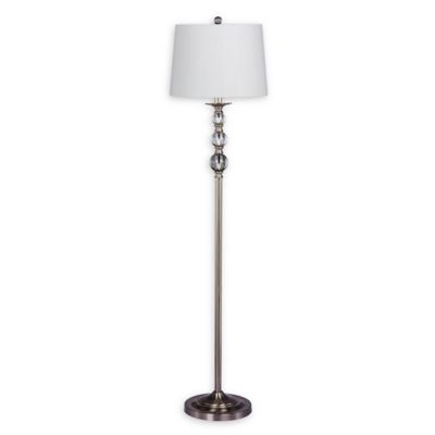 Cory Martin W-1539 Fangio Lightings #1539 29 inch Dark Silver Metal Table Lamp with Modern Crisscross Cross Design