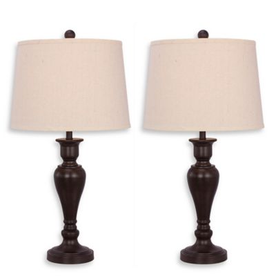Pair Table Lamps Bed Bath Beyond, Mini Luka Ceramic Table Lamps Set Of 2 White