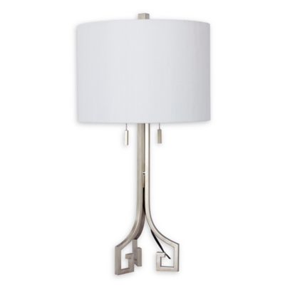 greek key table lamp