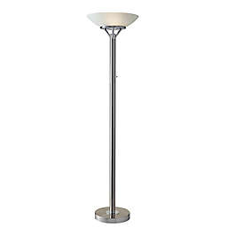 Adesso® Expo Floor Lamp in Brushed Steel