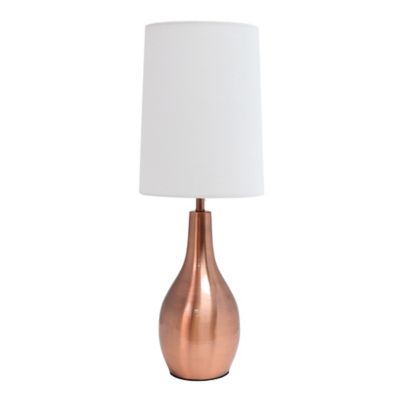 rose gold bedroom lamp