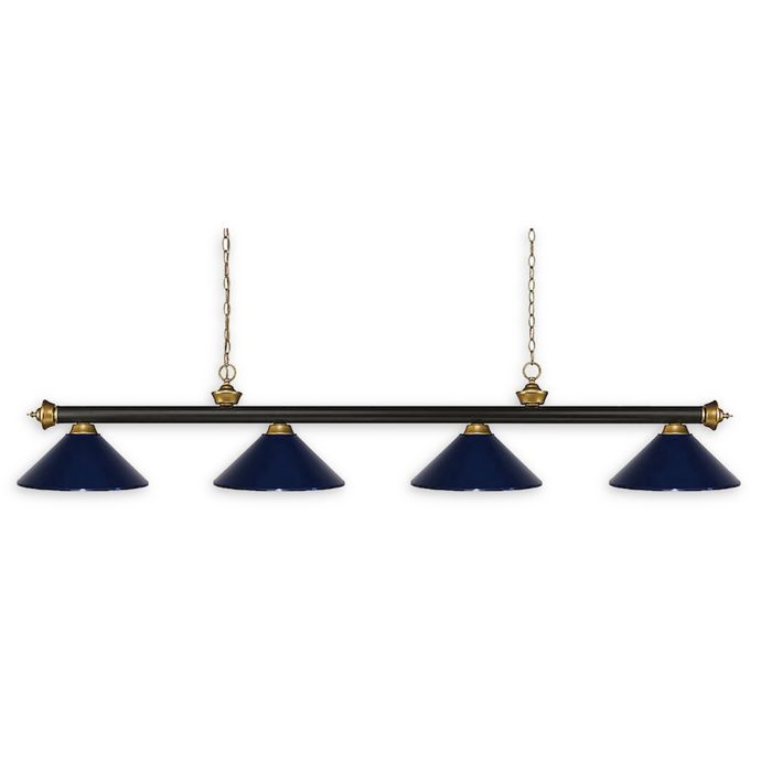 Filament Design Reese 4 Light Traditional Pendant Light In Navy
