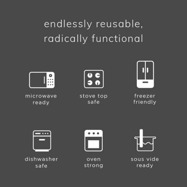 Stasher Half-Gallon Silicone Reusable Clear Food Storage Bag. View a larger version of this product image.