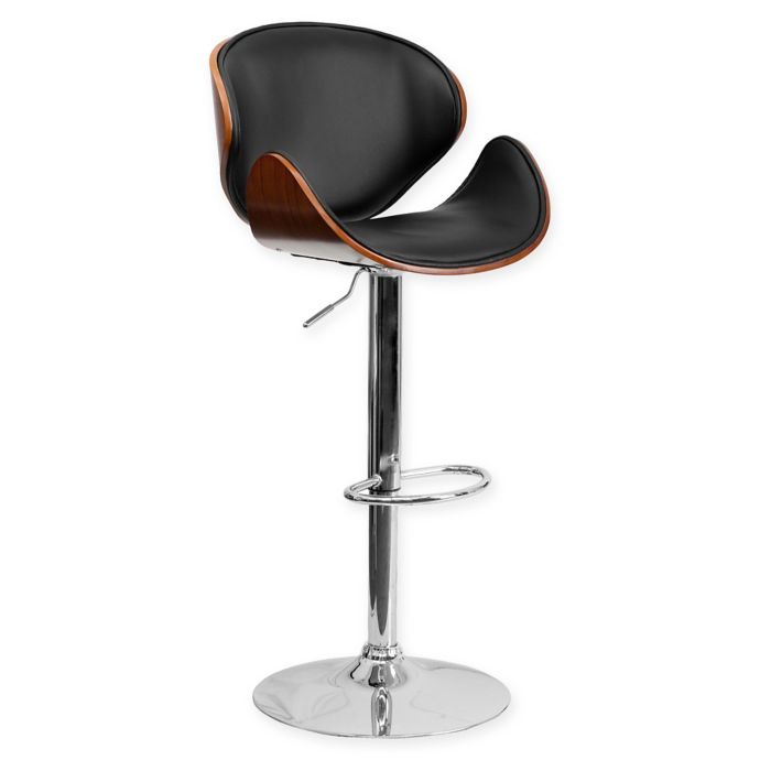 Flash Furniture Curved Seat and Back Bar Stool Bed Bath & Beyond