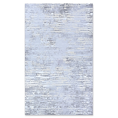 Couristan&reg; Cryptic 3&#39;11 x 5&#39;6 Area Rug in Light Grey/Champagne. View a larger version of this product image.