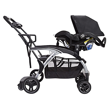 Baby Trend&reg; MUV 180&deg; Sit N&#39; Stand Stroller in Black. View a larger version of this product image.