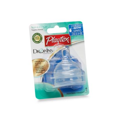 playtex drop in bottle nipples