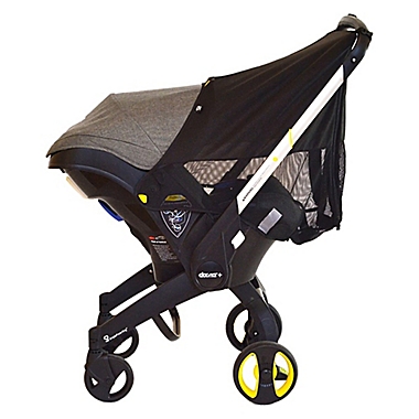 Doona&trade; Infant Car Seat/Stroller 360 Protection Cover in Black. View a larger version of this product image.