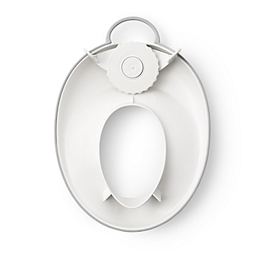 BABYBJORN&reg; Toilet Trainer in White/Grey. View a larger version of this product image.