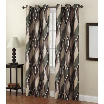 Paprika 918 Grommet Panel Slide and Style Curtain 48" x 63" or 48" x 84" 