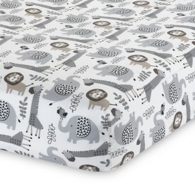 safari animal crib sheets